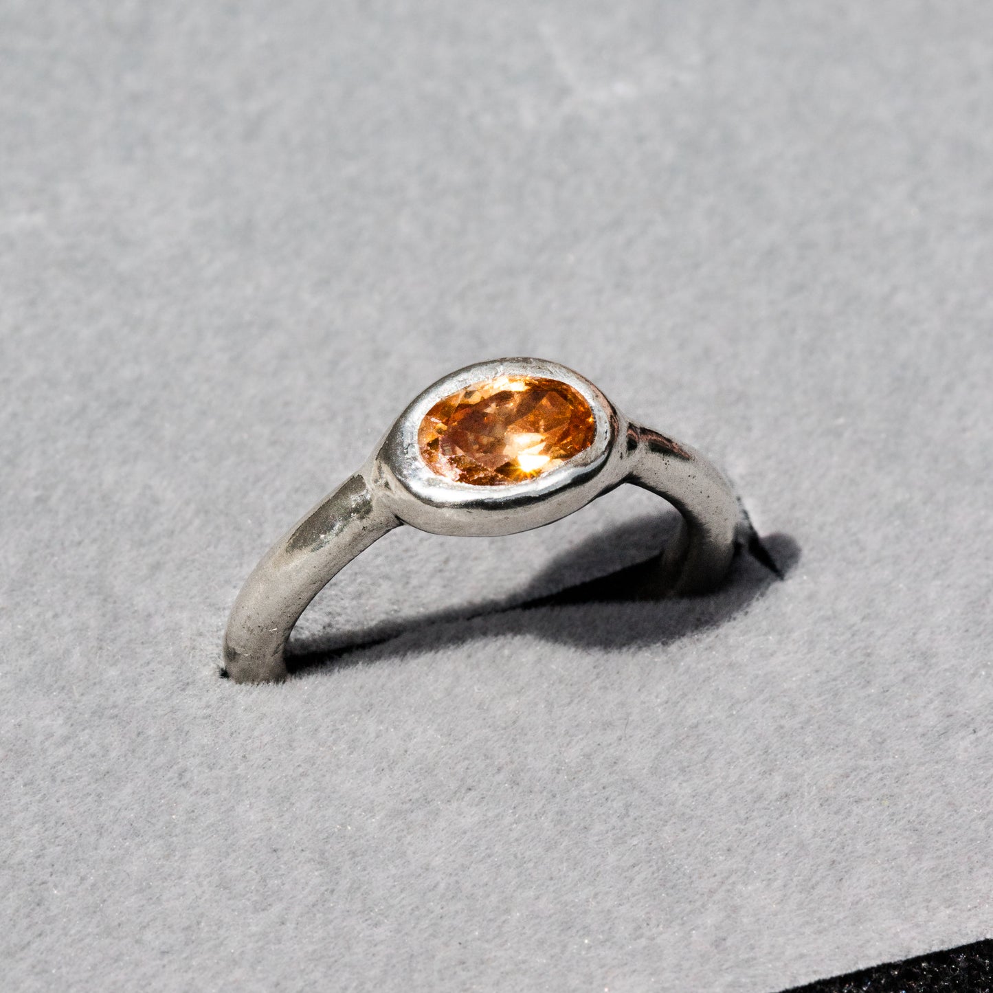 Oval Champagne Ring